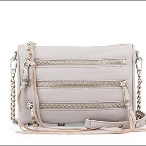 Rebecca Minkoff 5 zip crossbody purse